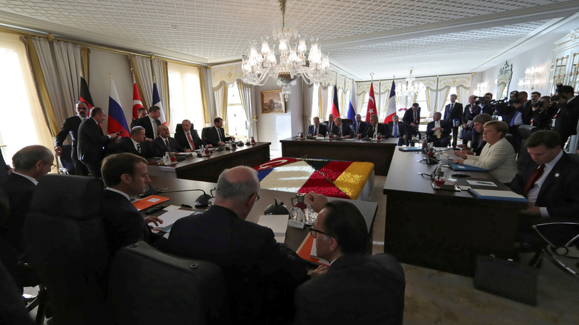 Четырёхсторонний саммит по Сирии в Стамбуле продлился около часа