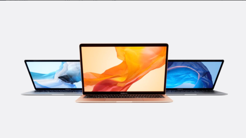 Apple представила новый MacBook Air с дисплеем Retina