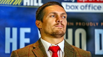 Украинский боксёр Александр Усик