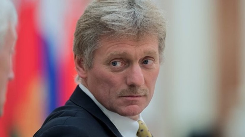 В Кремле назвали зеркальным ответ России на санкции Украины