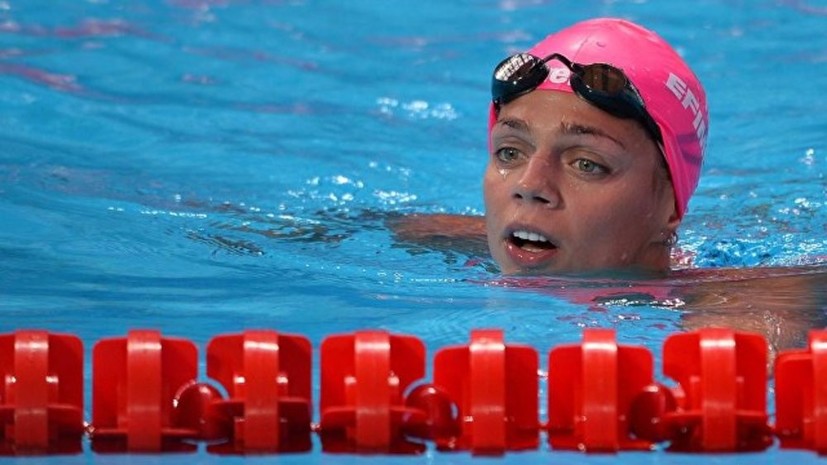 Ефимова завоевала серебро на этапе КМ по плаванию в Пекине