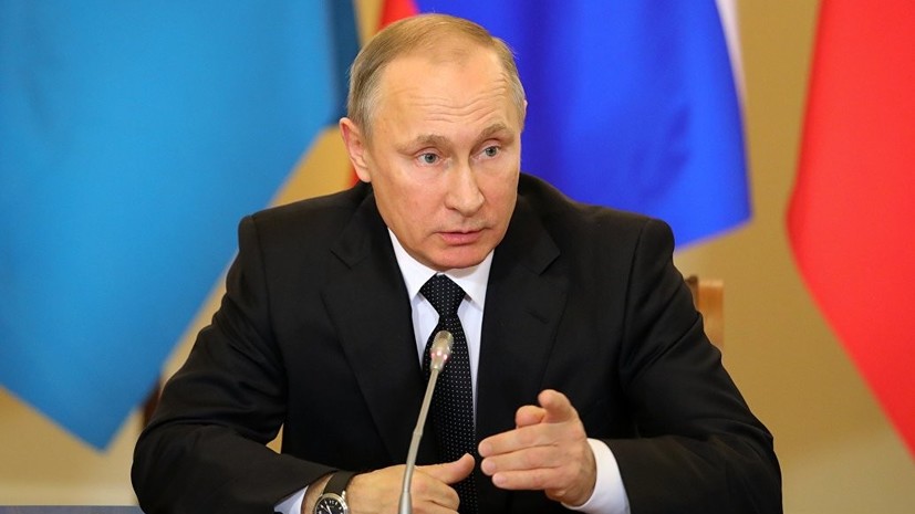 Путин прибыл в казахстанский Петропавловск на форум сотрудничества