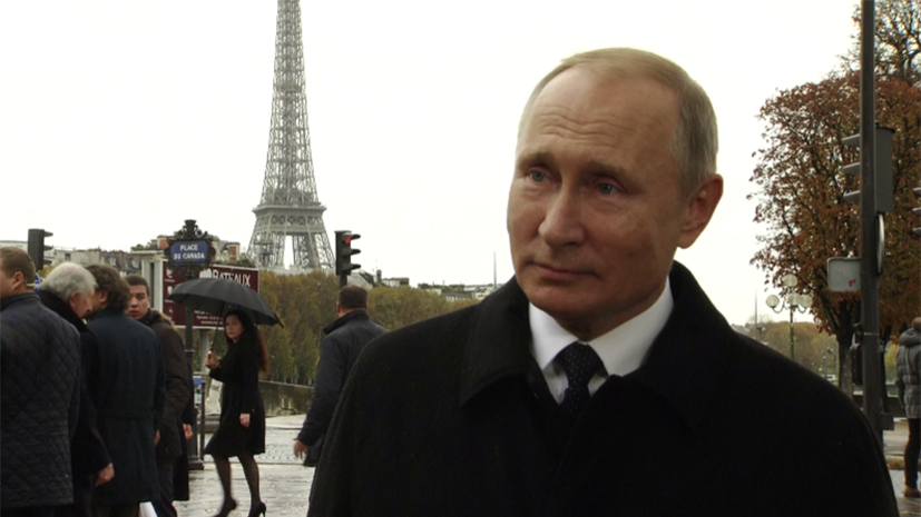 Путин заявил, что в будущем хотел бы посетить офис RT во Франции