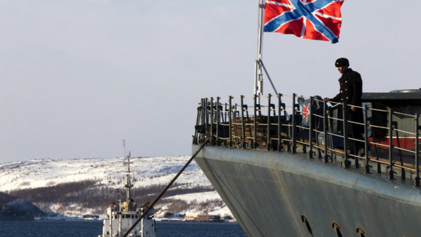 Отряд кораблей Северного флота вышел в Атлантический океан