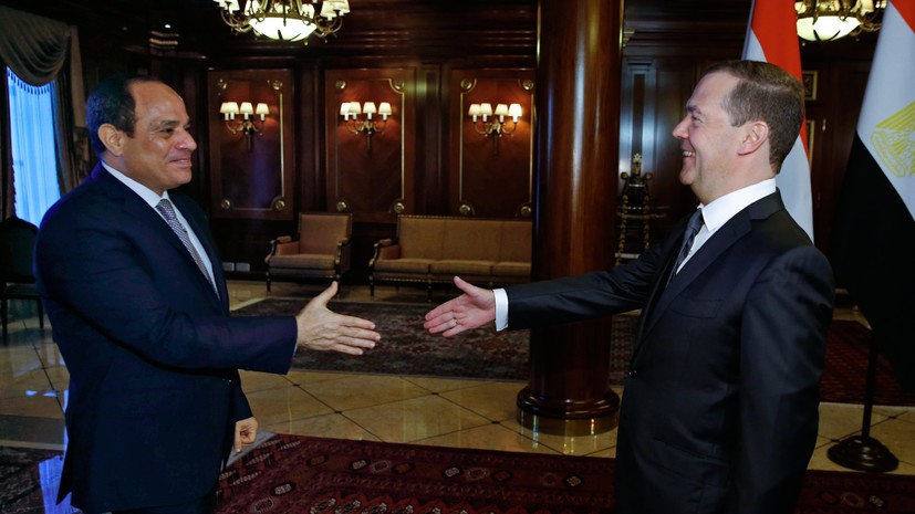 В МИД рассказали о возможности встречи Медведева и президента Египта в Палермо