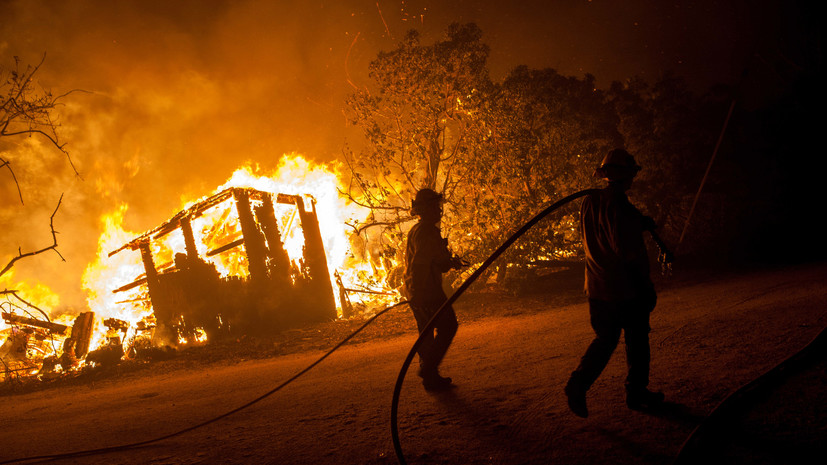 Число погибших из-за лесных пожаров в Калифорнии возросло до 48 