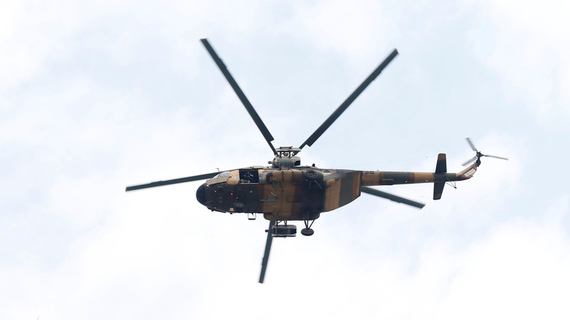 Два человека погибли при крушении военного вертолёта в Афганистане