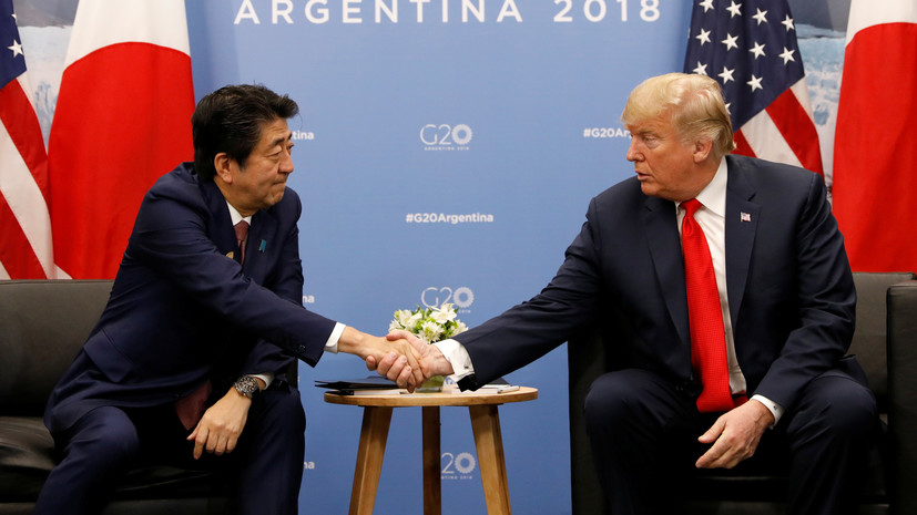 Трамп и Абэ обсудили на полях G20 двустороннее сотрудничество
