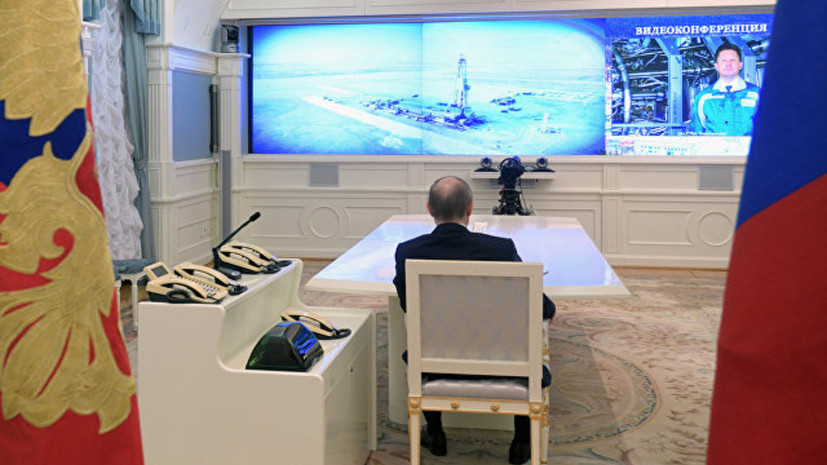 Владимир Путин дал старт запуску газопровода Ухта — Торжок-2