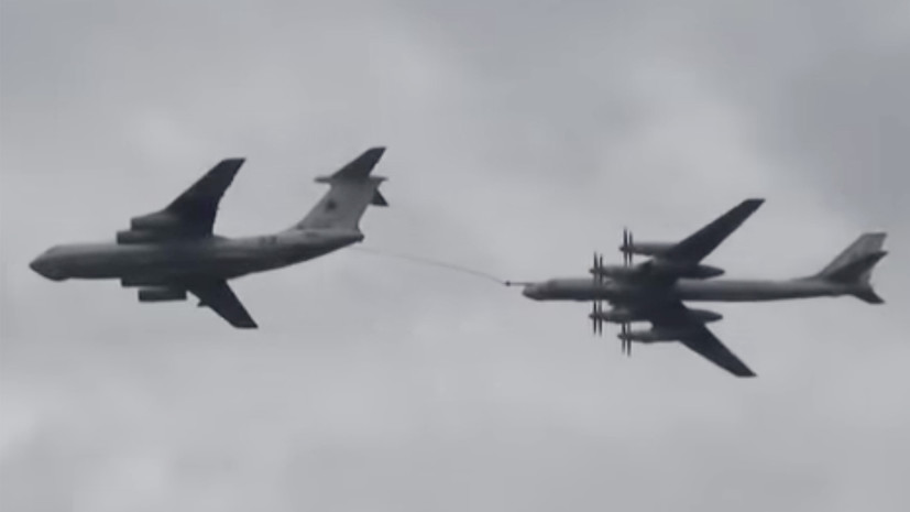 Опубликовано видео учений с Ту-160 и Ту-95