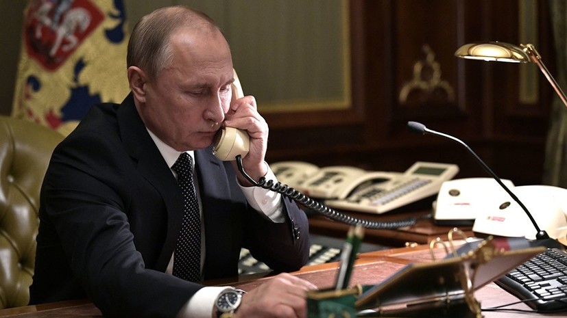 Путин провёл телефонный разговор с президентом Финляндии