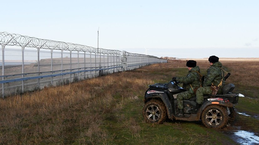 В Киеве отреагировали на постройку в Крыму заграждения на границе с Украиной