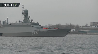 Малый ракетный корабль «Орехово-Зуево» прибыл на базу в Севастополь