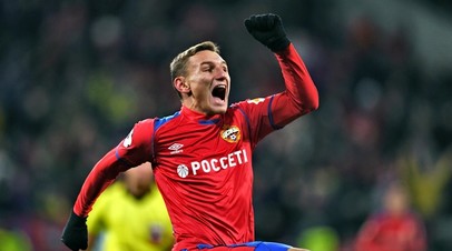 Футболист ЦСКА Фёдор Чалов