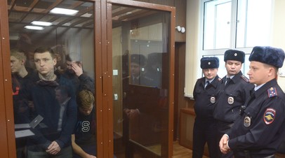 Павел Мамаев и Александр Кокорин в зале суда