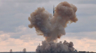 Запуск ракетного комплекса «Авангард»