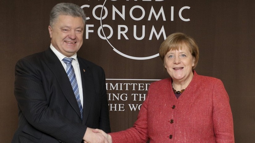 Меркель и Порошенко отметили важность развёртывания миссии ООН в Донбассе