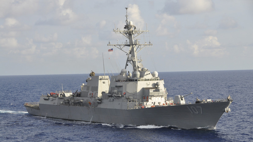 Балтфлот организовал слежение за эсминцем ВМС США в Балтийском море