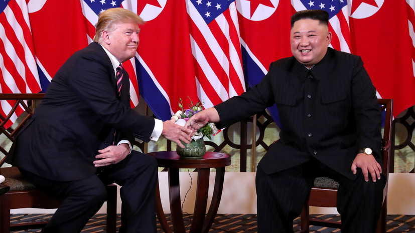 Трамп доволен итогами первого дня саммита с Ким Чен Ыном