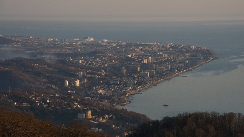 В Сочи из-за ветра объявлено штормовое предупреждение