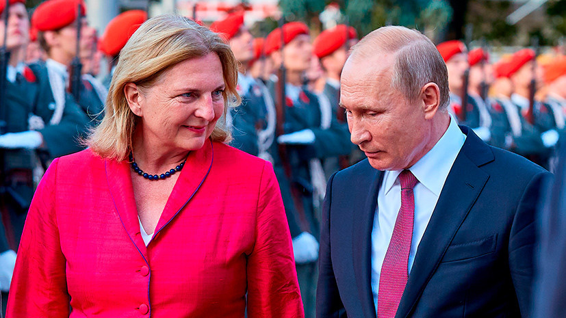 Карин Кнайсль рассказала о своей первой встрече с Путиным