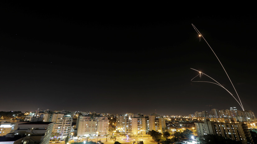 Запущенная из сектора Газа ракета попала в дом к северу от Тель-Авива