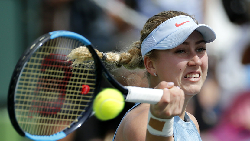 Потапова снялась с турнира WTA в Стамбуле по ходу матча с Козловой