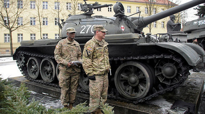 Солдаты армии США в Польше