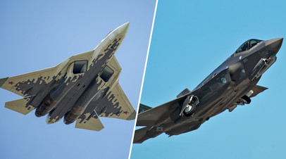 Су-57 и F-35