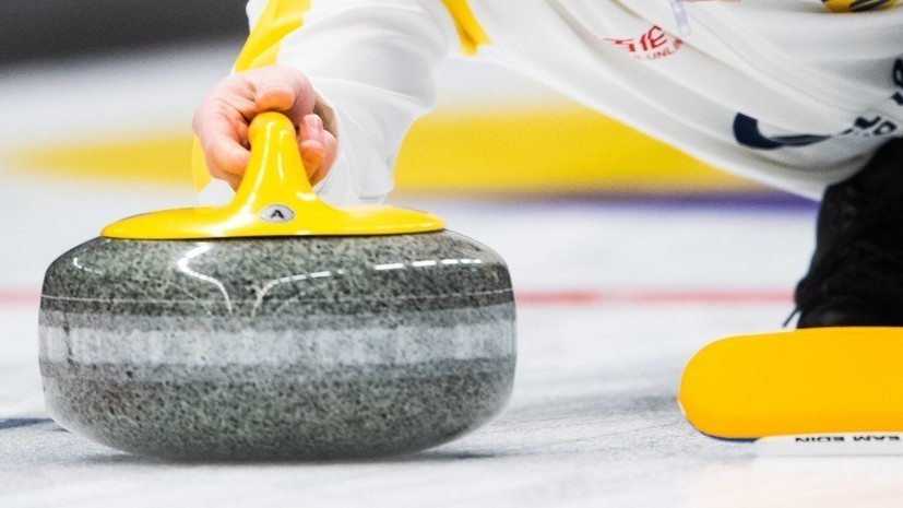 The Russian Curling Team Lost To The Swiss In The Km Final Match In