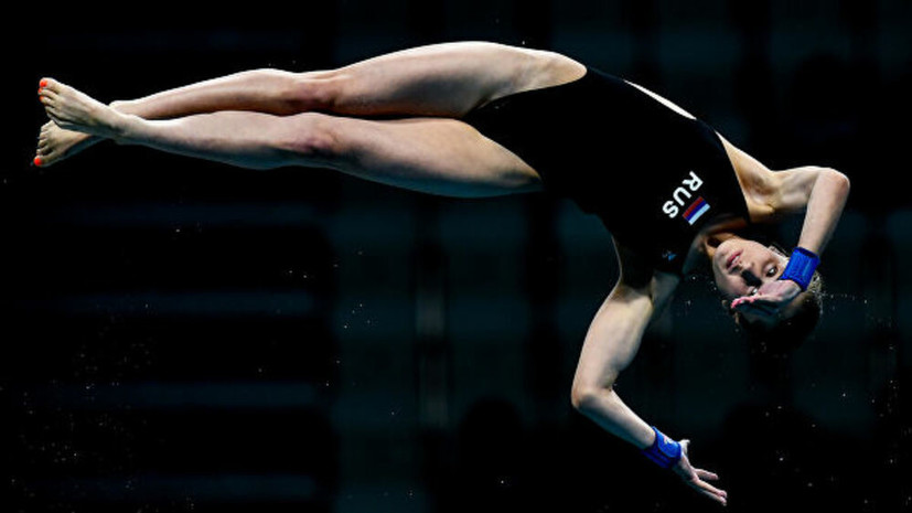 Belyaev and Timoshinina won bronze in diving at the World Series stage ...