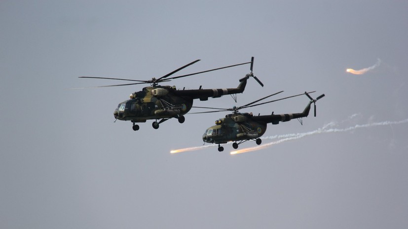 На Украине провели военные учения на побережье Азовского моря