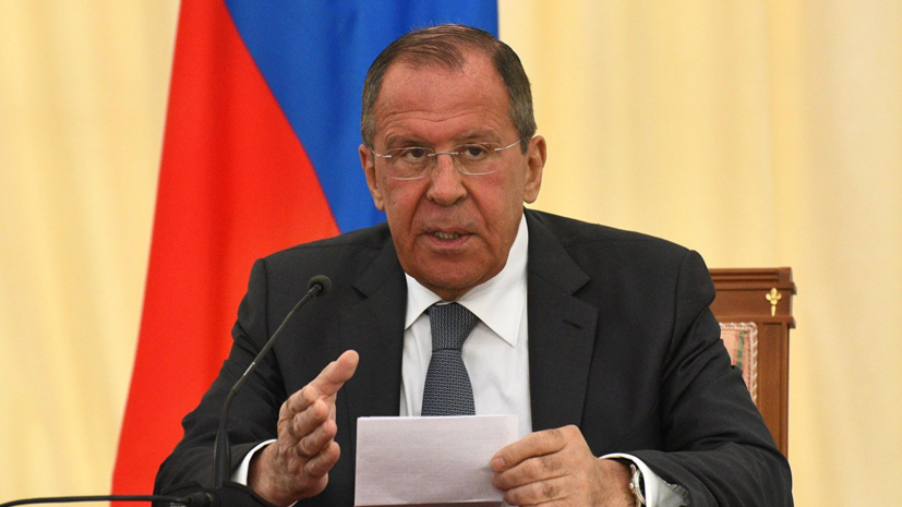 Лавров провёл телефонный разговор с главой МИД Белоруссии