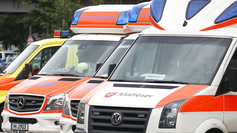 В Германии 11 человек пострадали в инциденте с воздушным шаром