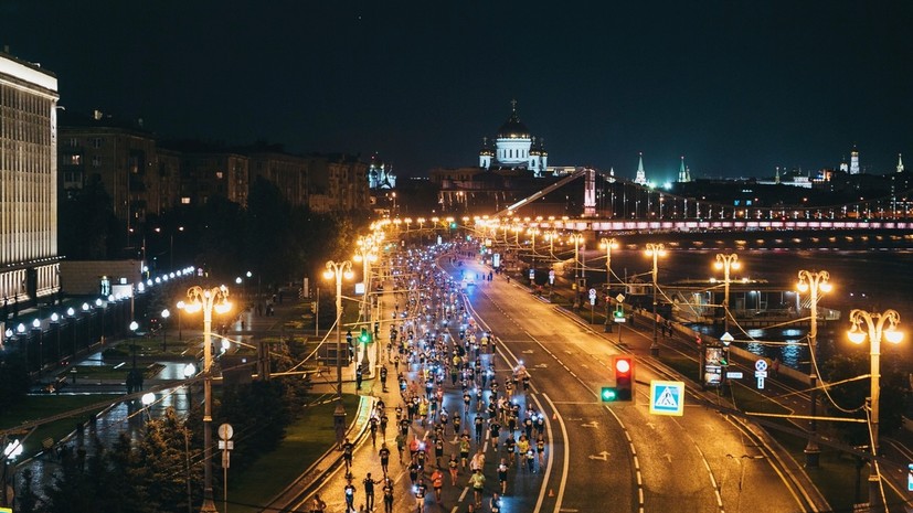 В Москве 13 июля пройдёт «Ночной забег»