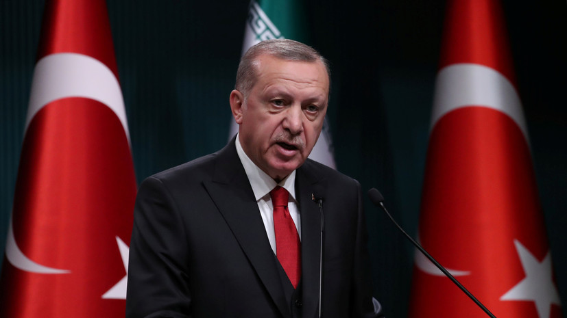Эрдоган выразил соболезнования в связи с гибелью российских моряков