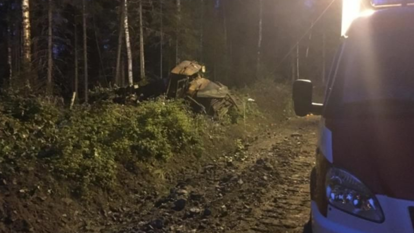 Двух пострадавших в результате ЧП с бензовозом доставили в Екатеринбург
