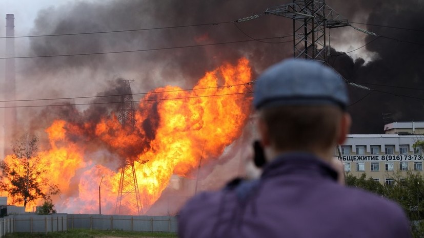 СМИ сообщили о пожаре на Северной ТЭЦ в Подмосковье