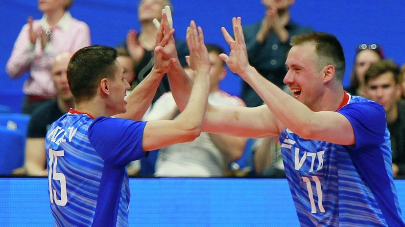 Мужская сборная России по волейболу вышла в полуфинал Универсиады