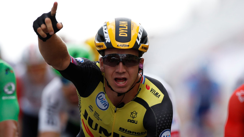 Голландец Грёневеген выиграл седьмой этап «Тур де Франс»
