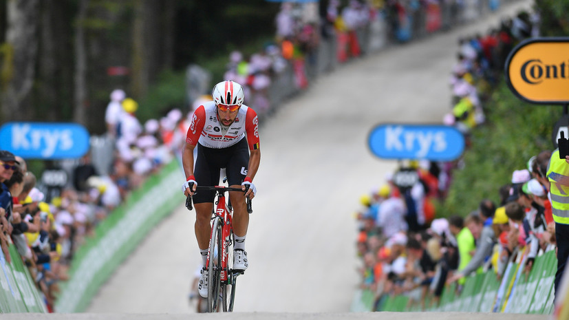 Бельгиец де Гендт выиграл восьмой этап «Тур де Франс»