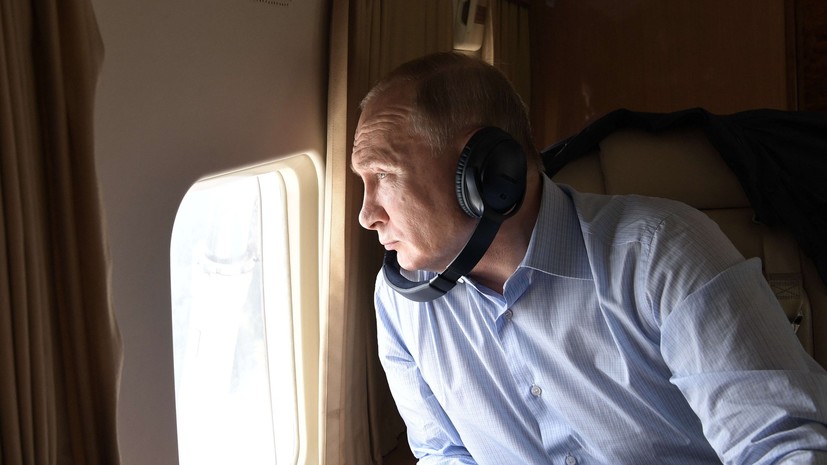 Путин прибыл в Иркутскую область