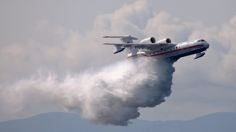 Авиация Минобороны и МЧС за сутки потушила пожары площадью 23 тыс га