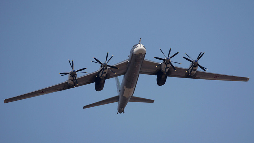 Ту-95МС выполнили полёт над Баренцевым, Норвежским и Северным морями