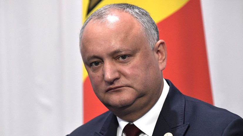 Додон заявил о возобновлении стратегического партнёрства с Россией