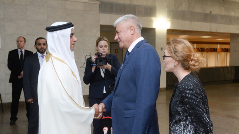 Колокольцев провёл встречу с министром внутренних дел ОАЭ