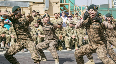 Монгольские военнослужащие в Афганистане