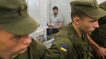 Руководитель портала «РИА Новости Украина» Кирилл Вышинский на заседании Киевского апелляционного суда