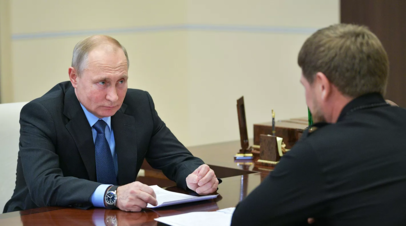 Путин пообещал Кадырову приехать в Чечню