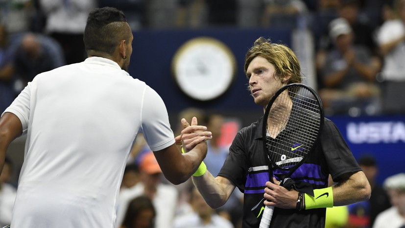 Рублёв прокомментировал победу над Кирьосом в матче третьего раунда US Open
